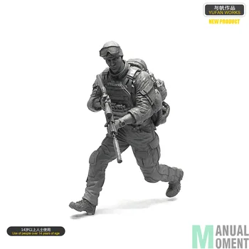 YUFAN Miniatiūriniai 1/35 JAV karinio jūrų Laivyno Seal Commando Atskirų Kareivis Derva Modelis Paveikslas Rinkinys LOO-32