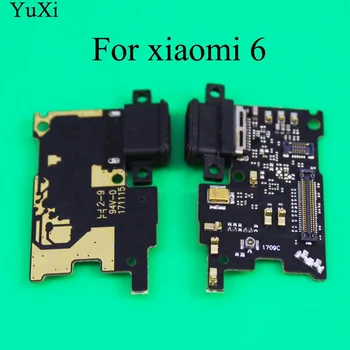 YuXi Doko Jungtis Įkrovimo lizdas Flex Kabelis Xiaomi Mi 6 Mi6 USB Įkrovimo lizdas Įkroviklis Valdybos Remontas, Dalys