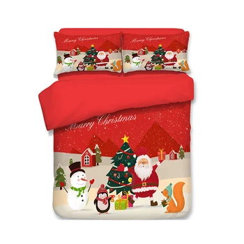 Šalikas patalynės komplektas karalienės dydžio antklodė apima vaikų lovos dekoro visą lovatiesė 3/4pcs namų tekstilės Kalėdų dovana skatinimo