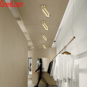 Šiuolaikinės Aukso Led Lubų Šviesos Blizgikliai Trumpas Projekto Eilėje Lempos Plafond Lampara už Kambarį Art Deco Patalpų Apšvietimas Šviestuvų