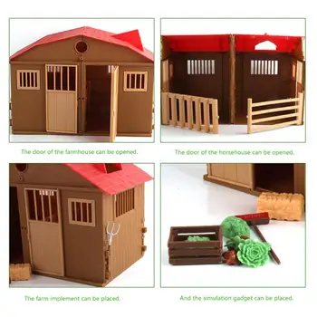 Ūkio Modelis, Modeliavimas Ūkininkas Ranch Miniatiūriniai Puikus Žaislas Vaikams 