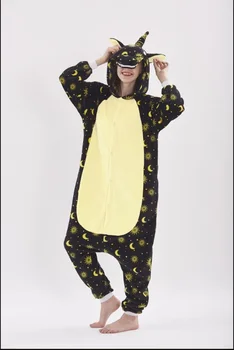 Žiemos Kigurumi Onesie Dygsnio spalva Vienaragis Pikachu Anime Cosplay Kostiumai Animacinių filmų Gyvūnų Sleepwear Šiltas Suaugusių Vyrų, moterų Gobtuvu