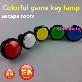 Žmogaus rūmų pabėgti žaidimas Septynių spalvų Žaidimas mygtuką lempos prop Devynių palace lempos Office Takagism žaidimų kambarys pabėgti kambarys prop