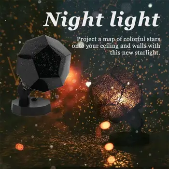 Žvaigždė Dangaus Projektorius Romantiška Kosmosas Naktį Lempos Projekcija LED Lempos Automobilių Apdailos šviesos vaikų Dovanų