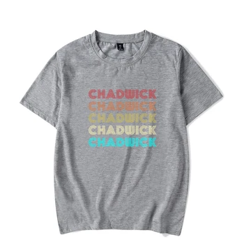 Žymių aktorių Chadwick Boseman Marškinėliai Vyrams Laisvalaikio marškinėliai Moterims Topai Spausdinti Medvilnės Vasaros Tees Wakanda Amžinai Marškinėlius 4XL