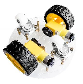【PAPRASTAS ROBOTAS】Smart automobilių važiuoklės / robotas sekimo stiprus magnetinis automobilių rt-4 / vengimo automobilį su disko kodas
